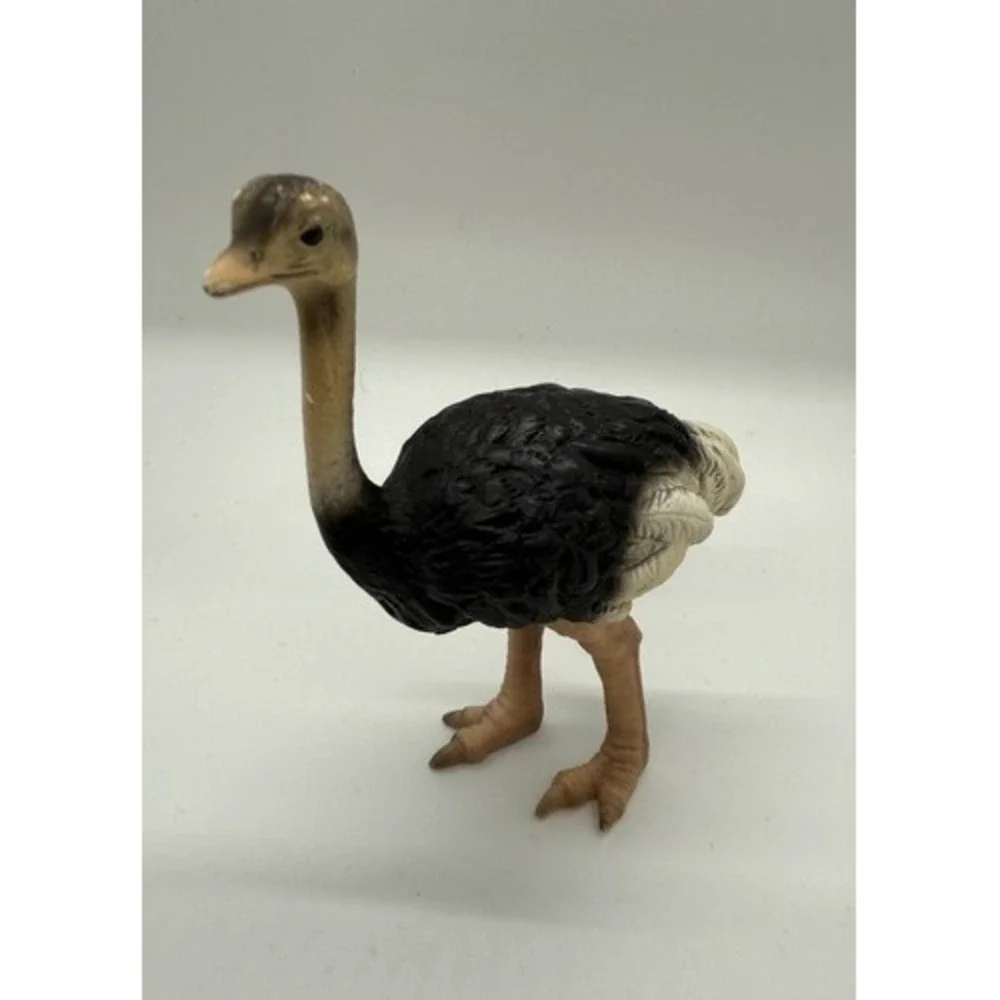 Vintage Schleich Animal Toy Ostrich 2003 Figure Retired Female